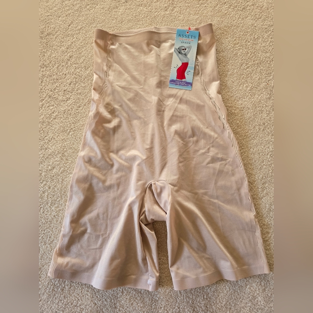 Assets by SPANX Luxe Lean High Waist Shaper in Dusty Rose